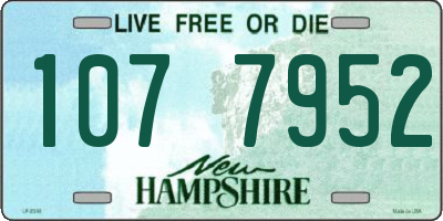 NH license plate 1077952