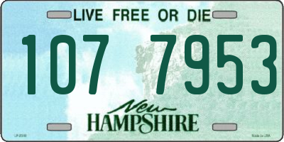 NH license plate 1077953