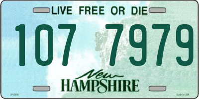 NH license plate 1077979