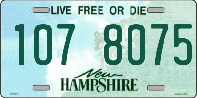 NH license plate 1078075