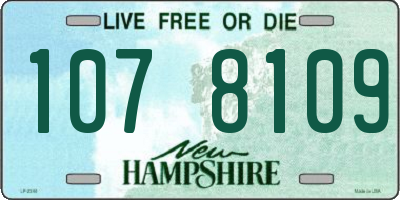 NH license plate 1078109