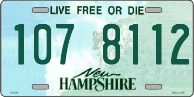 NH license plate 1078112
