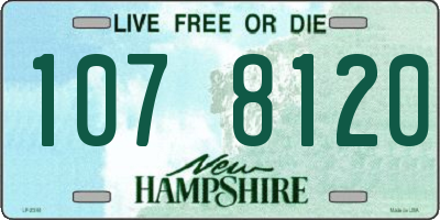 NH license plate 1078120