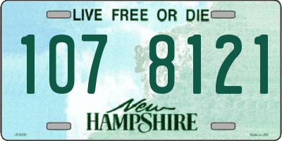 NH license plate 1078121