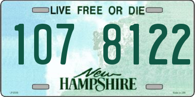 NH license plate 1078122