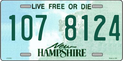 NH license plate 1078124