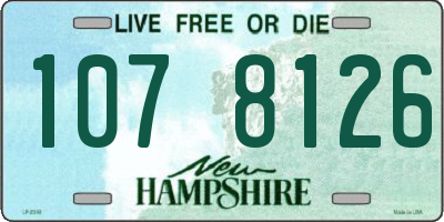 NH license plate 1078126