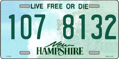 NH license plate 1078132