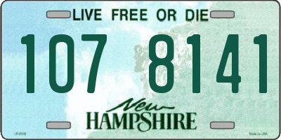NH license plate 1078141