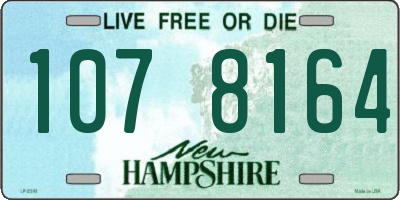 NH license plate 1078164