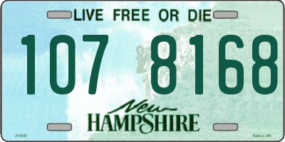 NH license plate 1078168