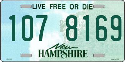 NH license plate 1078169