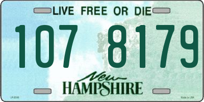 NH license plate 1078179