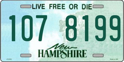 NH license plate 1078199