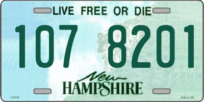 NH license plate 1078201