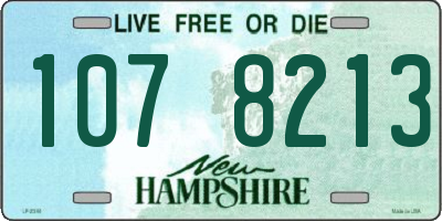 NH license plate 1078213