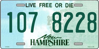 NH license plate 1078228