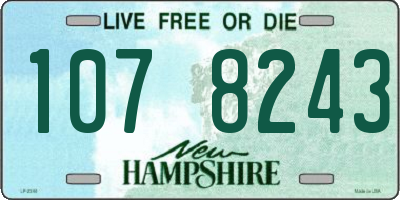 NH license plate 1078243