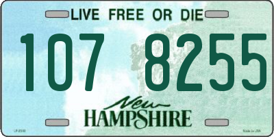 NH license plate 1078255
