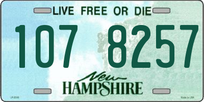 NH license plate 1078257