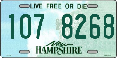 NH license plate 1078268