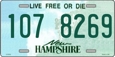 NH license plate 1078269