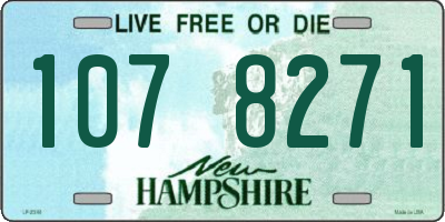 NH license plate 1078271