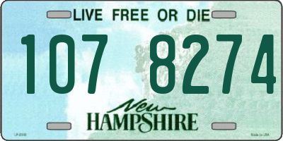 NH license plate 1078274