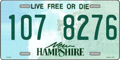 NH license plate 1078276