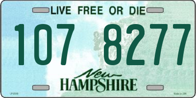 NH license plate 1078277