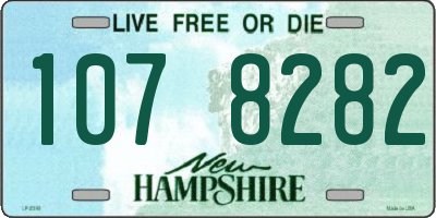 NH license plate 1078282