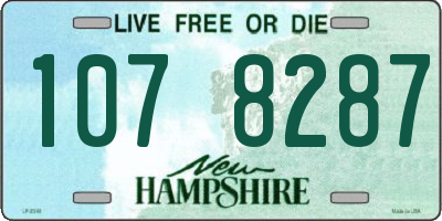 NH license plate 1078287