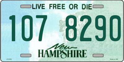 NH license plate 1078290