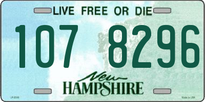 NH license plate 1078296