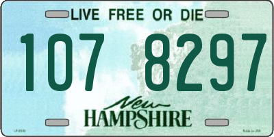 NH license plate 1078297