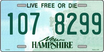 NH license plate 1078299