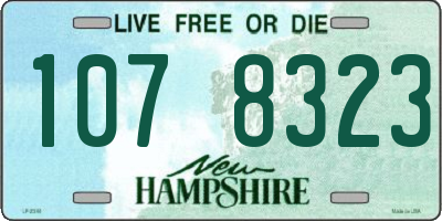 NH license plate 1078323