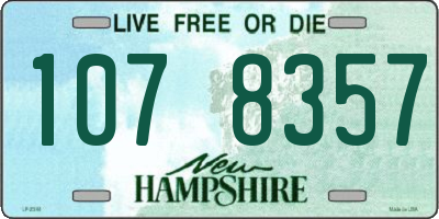 NH license plate 1078357