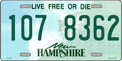 NH license plate 1078362