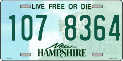 NH license plate 1078364