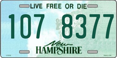 NH license plate 1078377