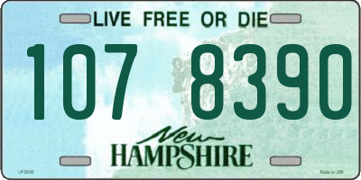 NH license plate 1078390
