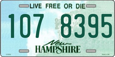 NH license plate 1078395