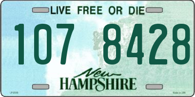 NH license plate 1078428