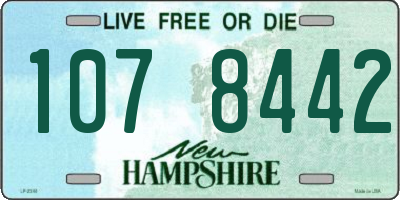NH license plate 1078442