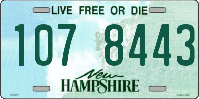NH license plate 1078443