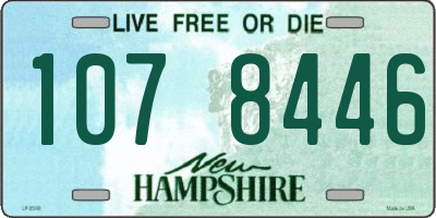 NH license plate 1078446