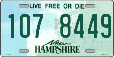 NH license plate 1078449