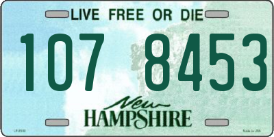 NH license plate 1078453