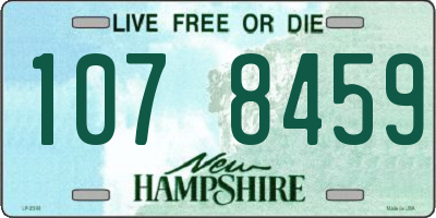 NH license plate 1078459